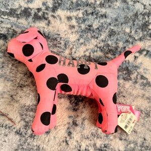 Vintage Collectible Victorias Secret PINK 7”MiniDog NWT Some Marks/Discoloration
